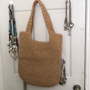 Brand new straw tote